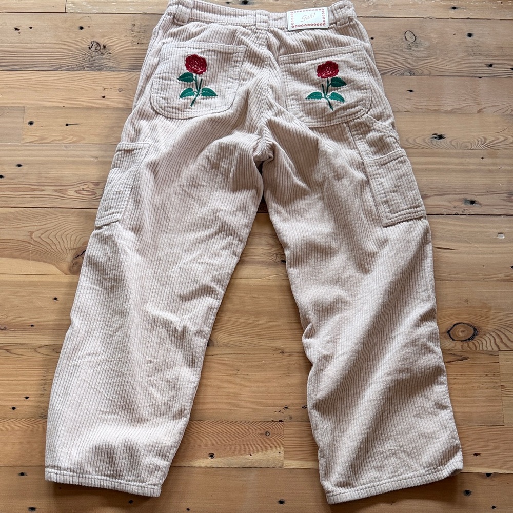 Lisa Says Gah Dylan Embroidered Corduroy pants - Picture 5 of 5